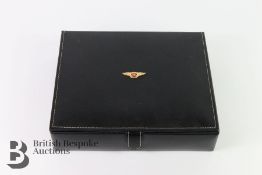 Black Leather Travelling and Motoring Jewellery Box