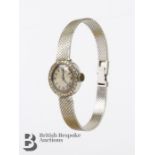 Vintage 18ct Gold and Diamond Dress Watch