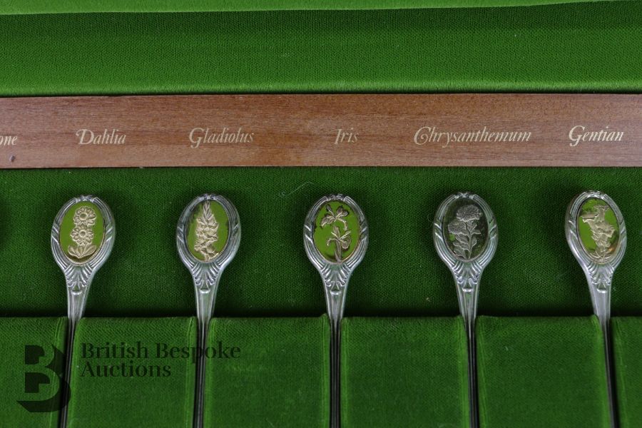 Royal Horticultural Society Flower Spoons - Image 4 of 6