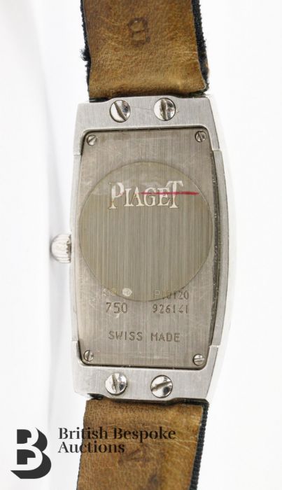 Piaget Tonneau 18ct White Gold and Diamond Wrist Watch - Image 6 of 7