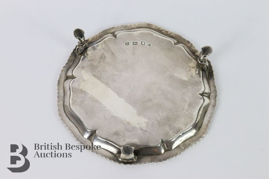 George III Silver Card Tray - Image 3 of 4