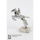 Art Deco Desmo Steeplechaser Radiator Mascot