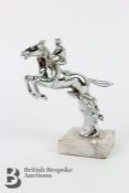 Art Deco Desmo Steeplechaser Radiator Mascot