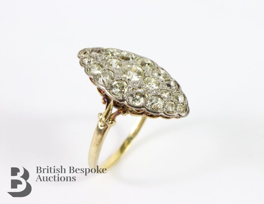 Victorian Yellow Gold and Diamond Ring - Image 2 of 4