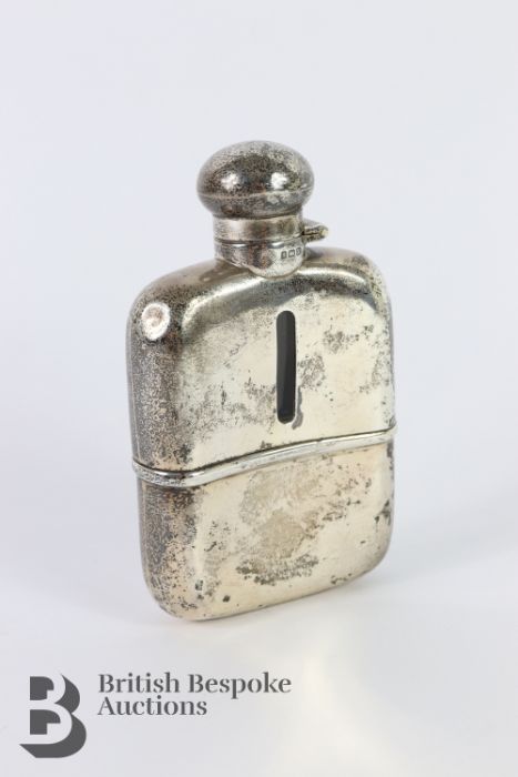 Silver Hip Flask - Image 2 of 3