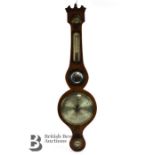 Charles Crotchie Inverness Mahogany Wheel Barometer