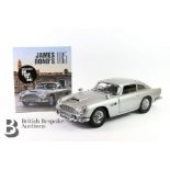 1:8 Scale Model of the James Bond 'Goldfinger' Aston Martin DB5 by Eaglemoss