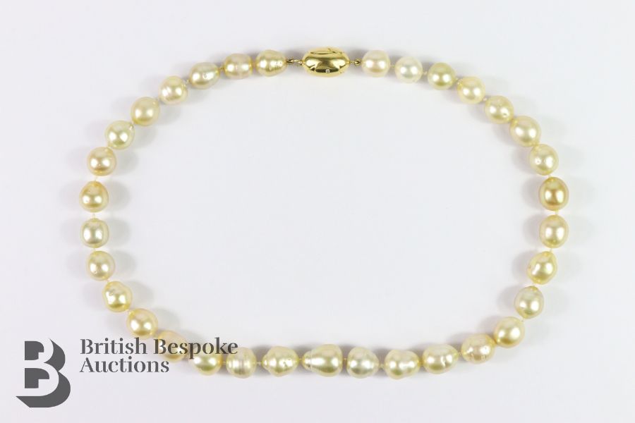 Baroque South Sea Pearl Necklace - Image 2 of 6