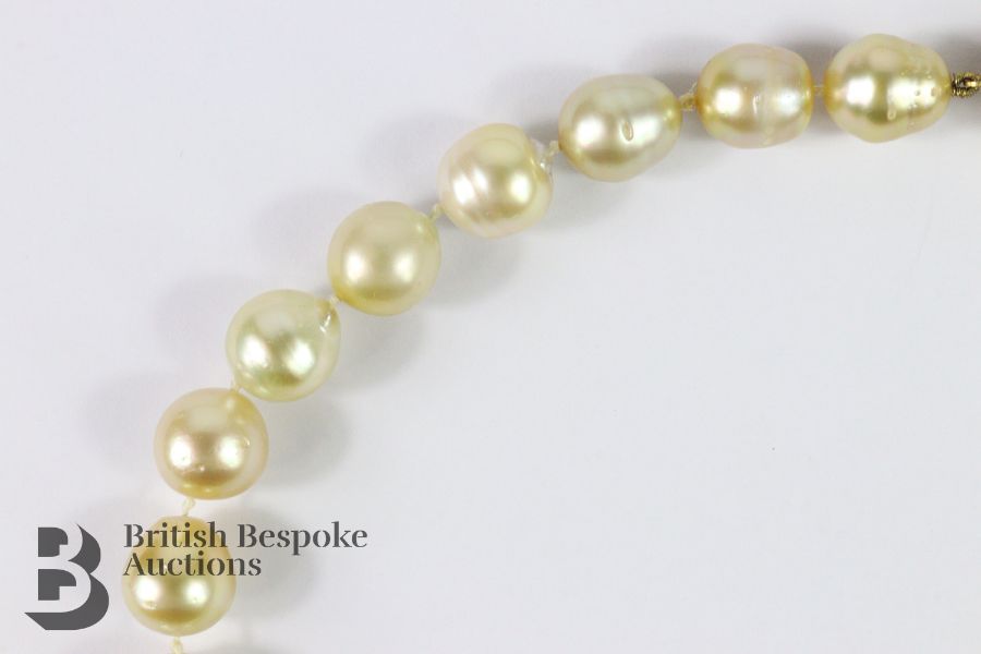 Baroque South Sea Pearl Necklace - Image 4 of 6