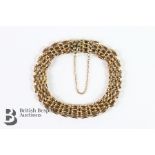 9ct Gold Gate-Link Bracelet