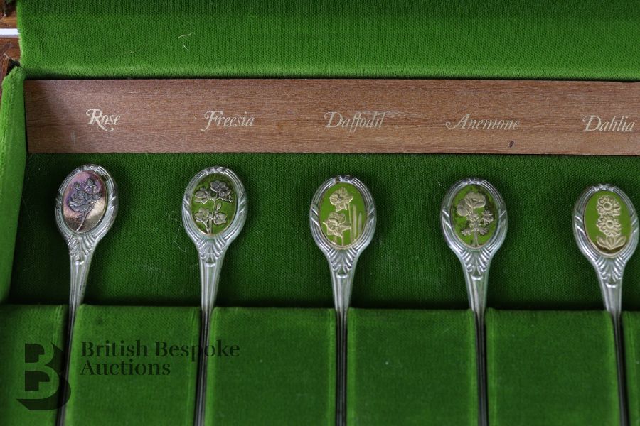 Royal Horticultural Society Flower Spoons - Image 3 of 6