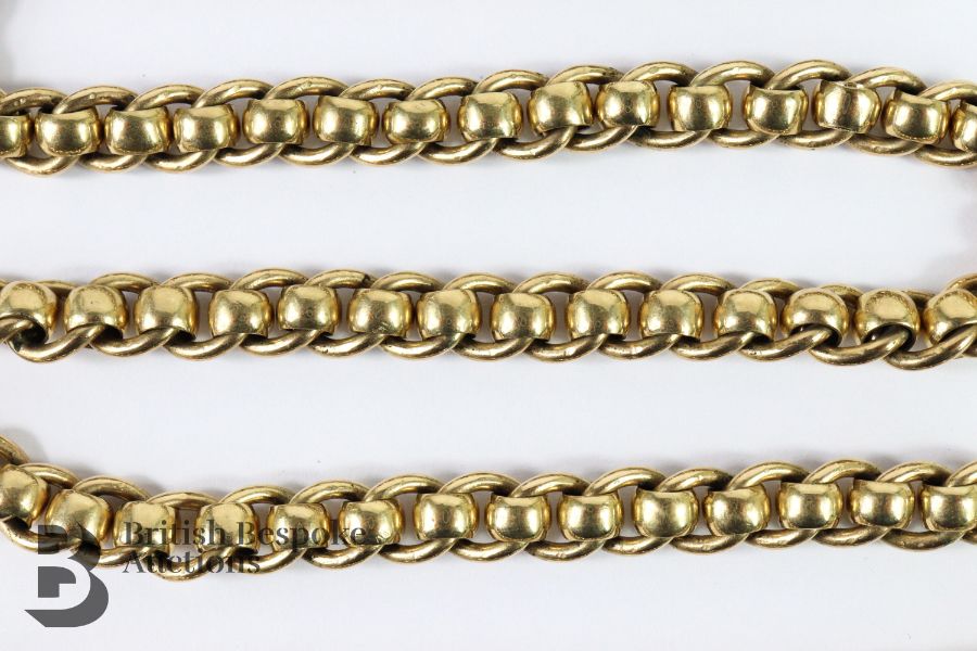 Vintage 9ct Gold Fob Chain - Image 3 of 3