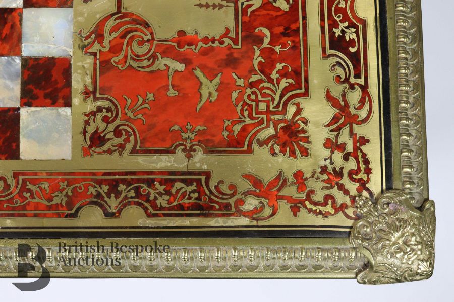 Late Victorian Boulle Games Table - Image 8 of 13