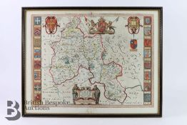 Johannes Blaeu - Map of Oxfordshire