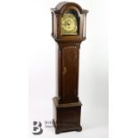 Thomas Lister Halifax Oak Cased Grandmother Clock