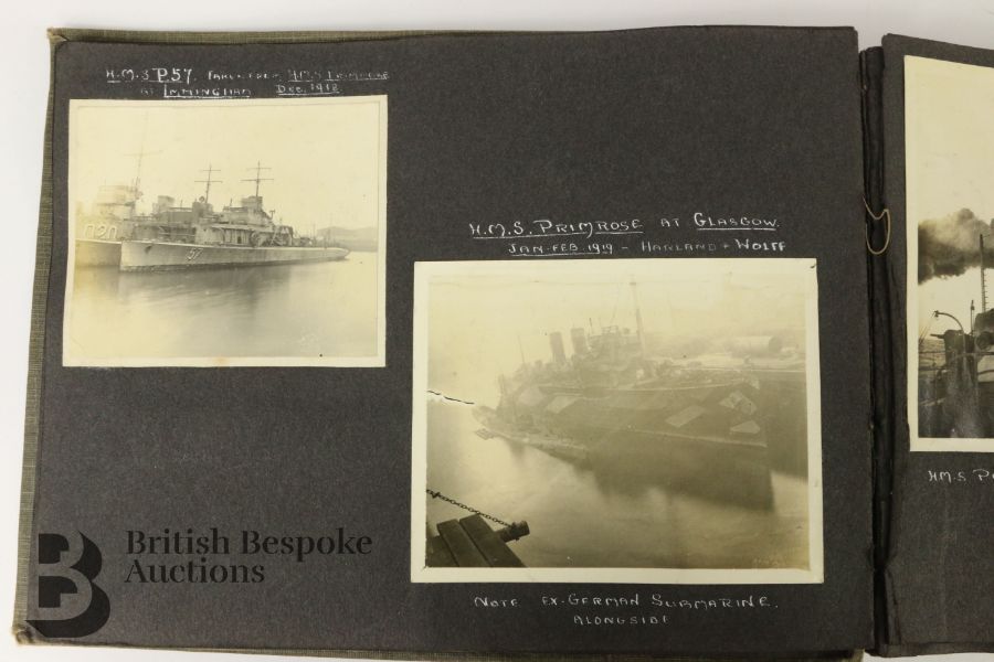 1918-1920 Album of Naval and Personal Photographs - Image 8 of 52