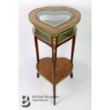 Edwardian Heart-Form Bjouterie Table