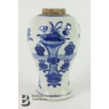 Chinese Blue and White Baluster Vase