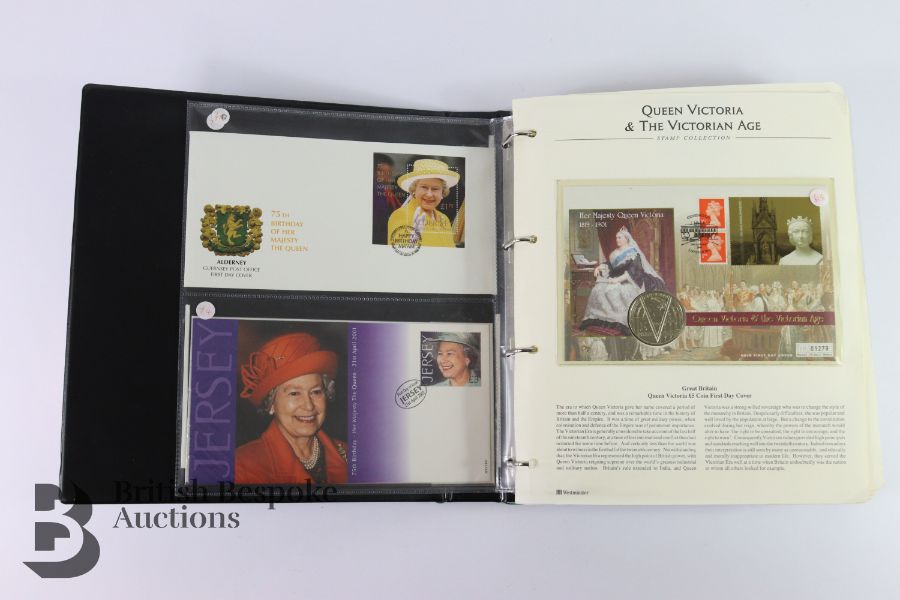 Seven Albums of Commemorative Covers, UK and Foreign - Image 9 of 10