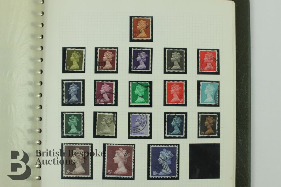 GB Pre-Decimal Stamps in 3 Albums