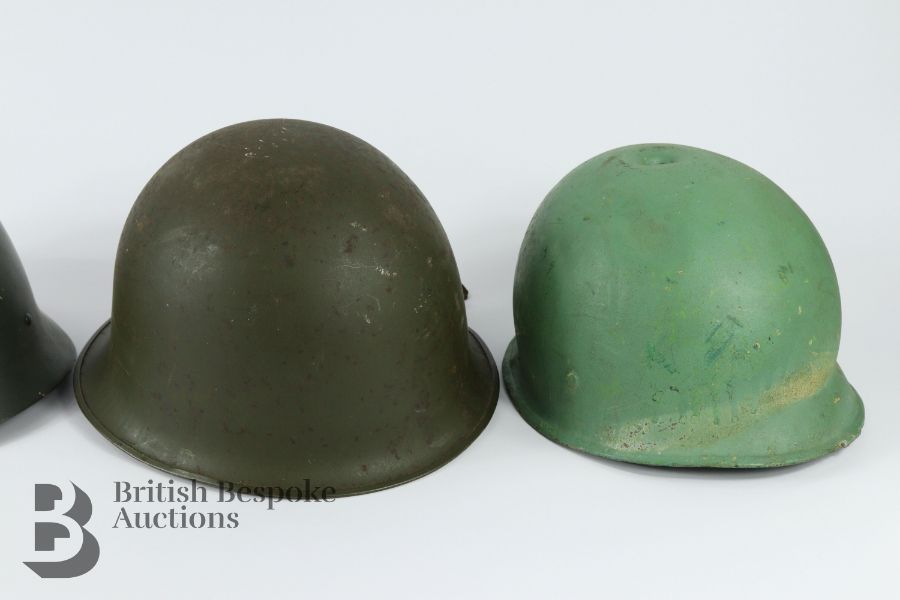 Four Metal Helmets - Image 3 of 3