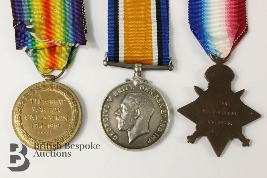 WWI Trio of Medals - Image 7 of 13