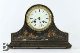 Japanned Mantel Clock