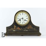 Japanned Mantel Clock