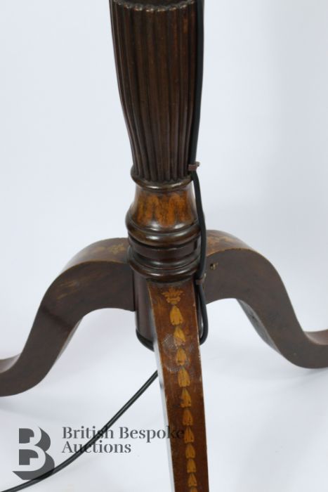 Regency Mahogany Lampstand - Image 2 of 4