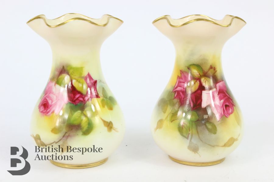 Royal Worcester Vases - Image 6 of 9