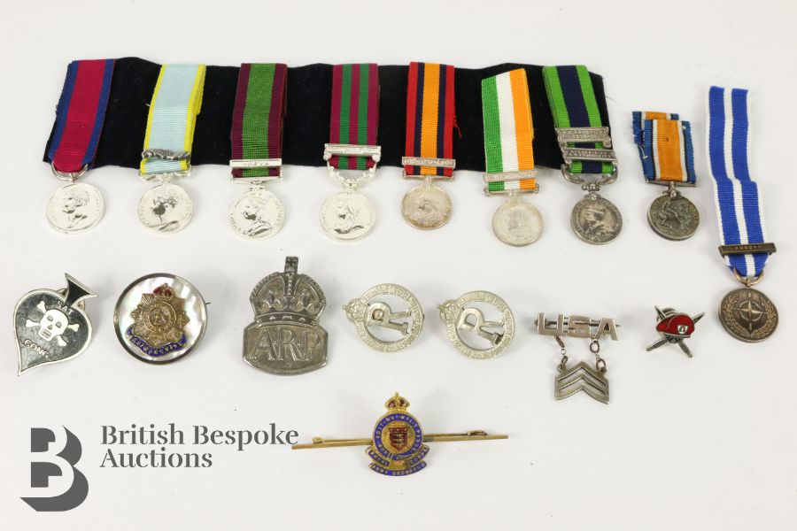 Collection of Miniatures Medals