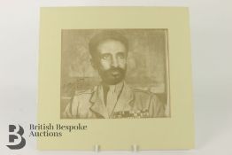 Black and White Photograph of Haile Selassie
