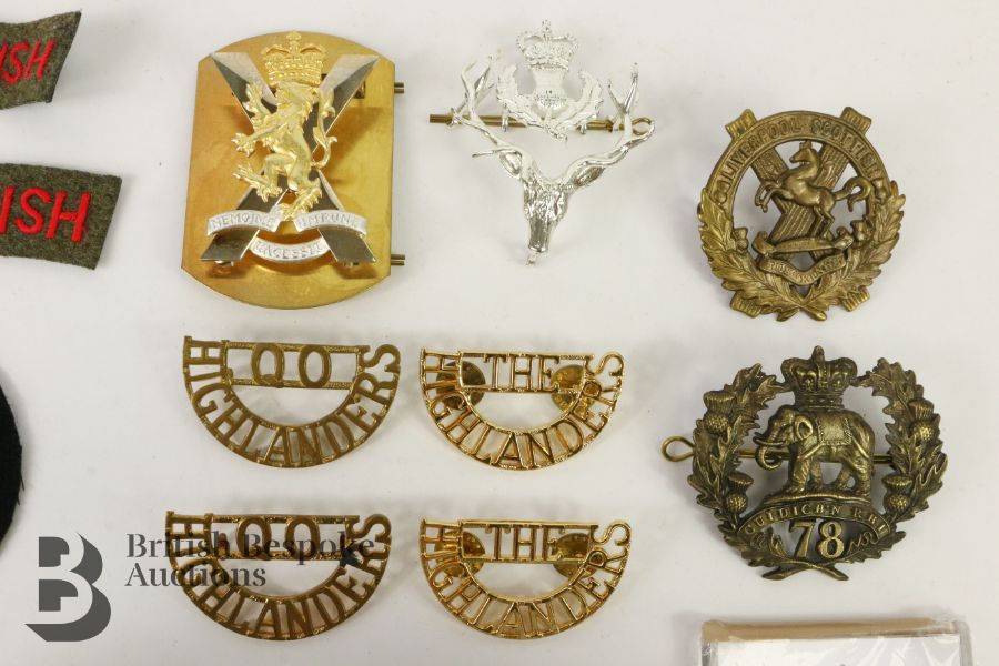 Collection of Scottish Military Insignia - Image 2 of 5