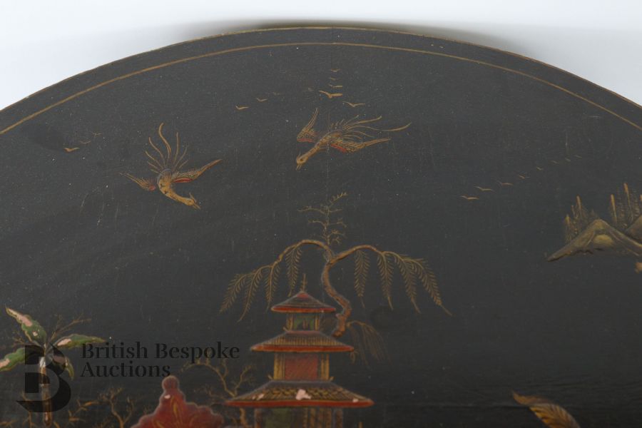 Japanned Circular Occasional Table - Image 2 of 6