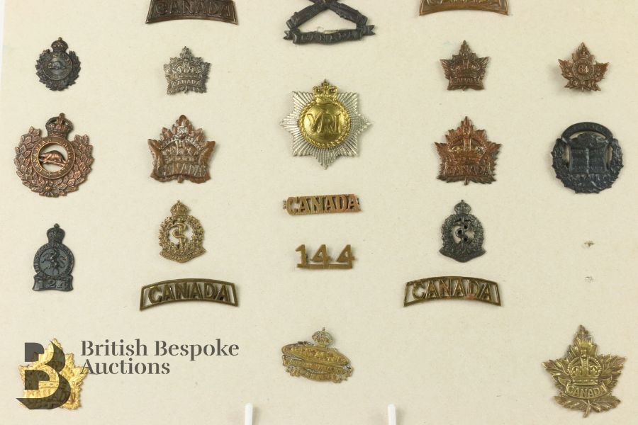 Carded Display of Canadian Military Insignia - Image 3 of 4