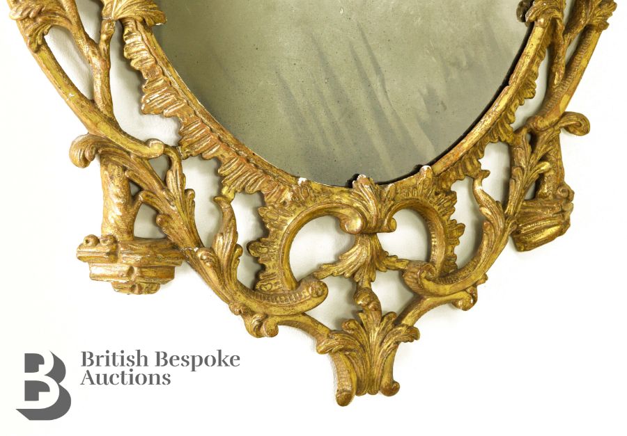 George III Giltwood and Gesso Wall Mirror - Image 10 of 13