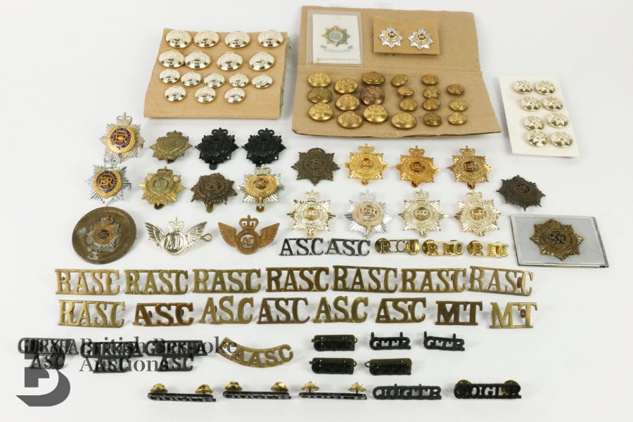 Large Collection of Army Service Corps Insignia