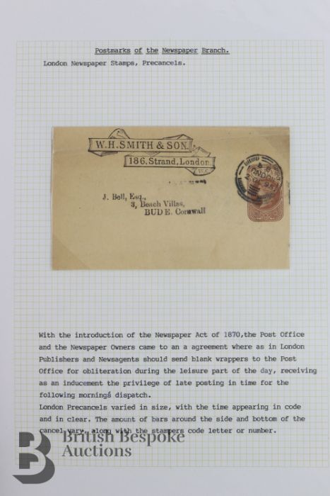 Album of GB Newspaper Cancels and Pre-Cancels - Image 4 of 17