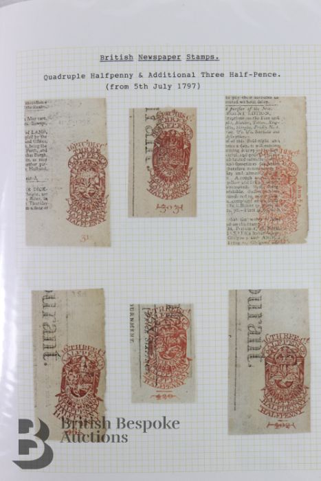 Album of GB Newspaper Cancels and Pre-Cancels - Image 3 of 17