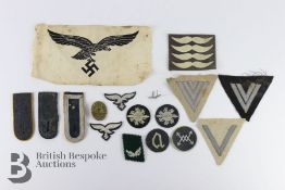 WWII German Cloth and Other Badges