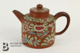 19th Century Chinese Clay Teapot