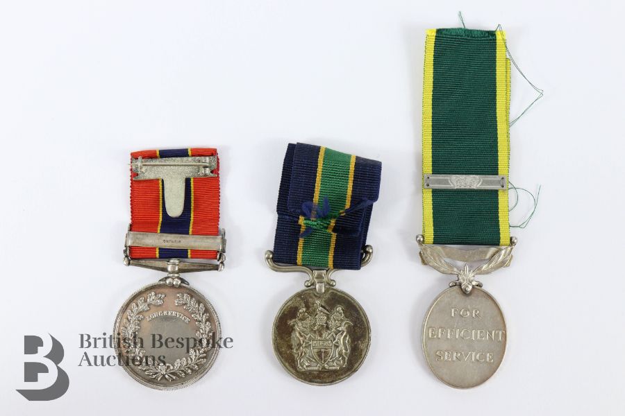 Colonial Police Long Service and Good Conduct Medal - Image 2 of 2