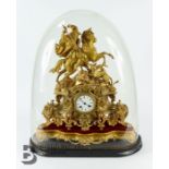 Large French Gilt Mantel Clock