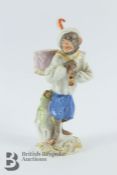 Meissen Monkey Band Figurine
