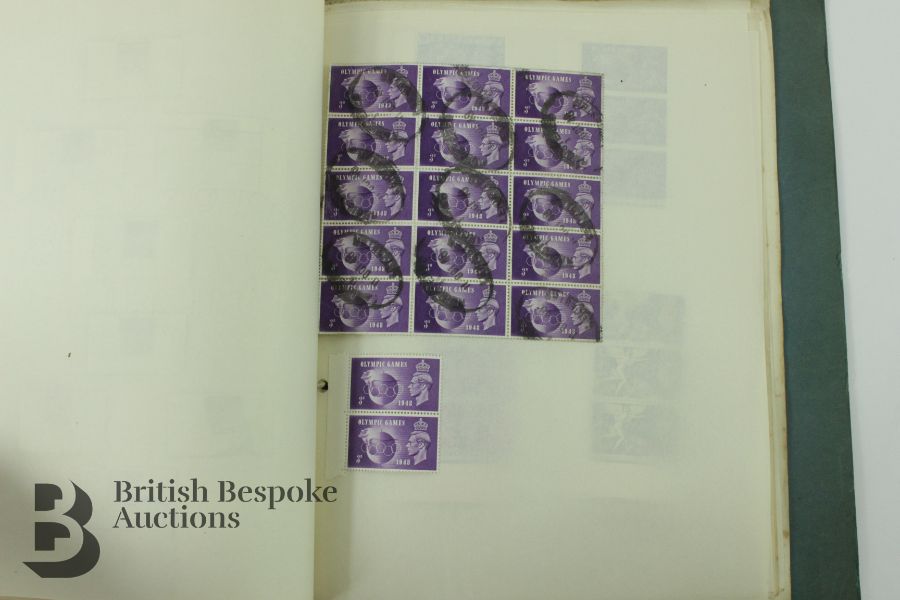 GB Pre-Decimal Stamps in 3 Albums - Image 15 of 42
