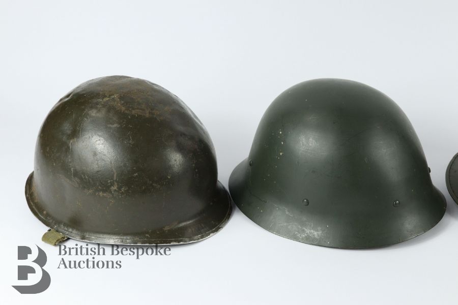 Four Metal Helmets - Image 2 of 3