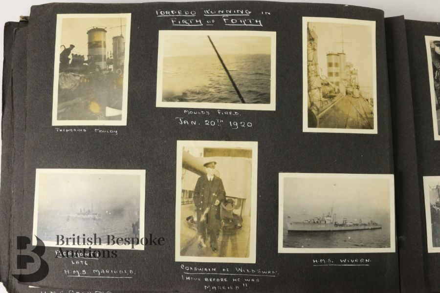 1918-1920 Album of Naval and Personal Photographs - Image 44 of 52