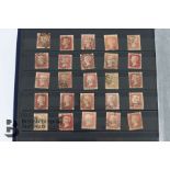 Album of GB Stamps 1840-1976 incl. 4-Margin 1d