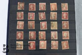 Album of GB Stamps 1840-1976 incl. 4-Margin 1d