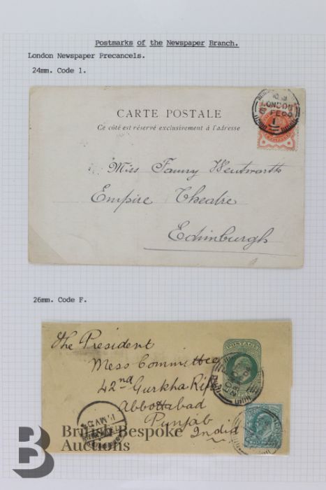 Album of GB Newspaper Cancels and Pre-Cancels - Image 9 of 17